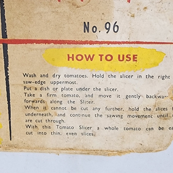 Vintage Sky-Line Tomato Slicer - Picture 3 of 6